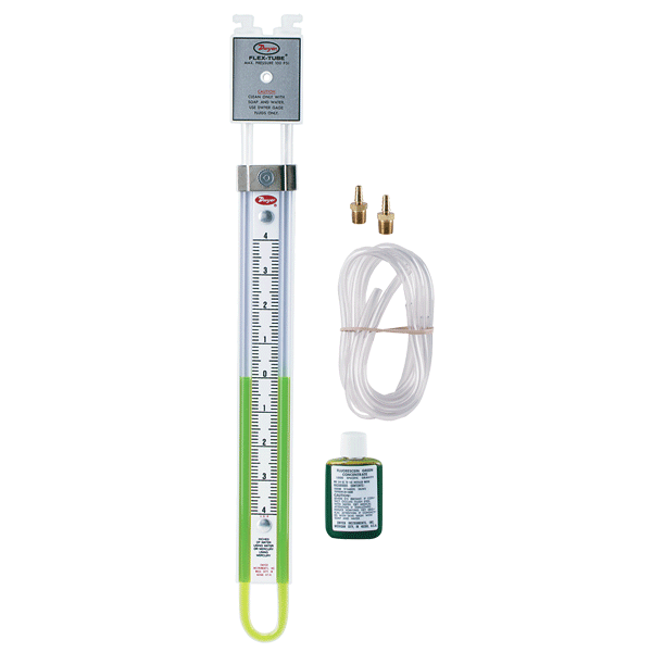 Series 1221/1222/1223 Flex-Tube® U-Tube Manometer