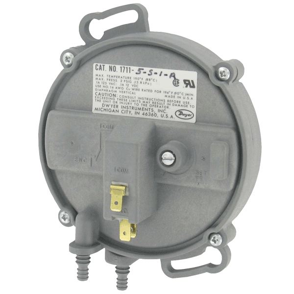 Series 1700 Low Differential Pressure Switch Designed for OEM Products