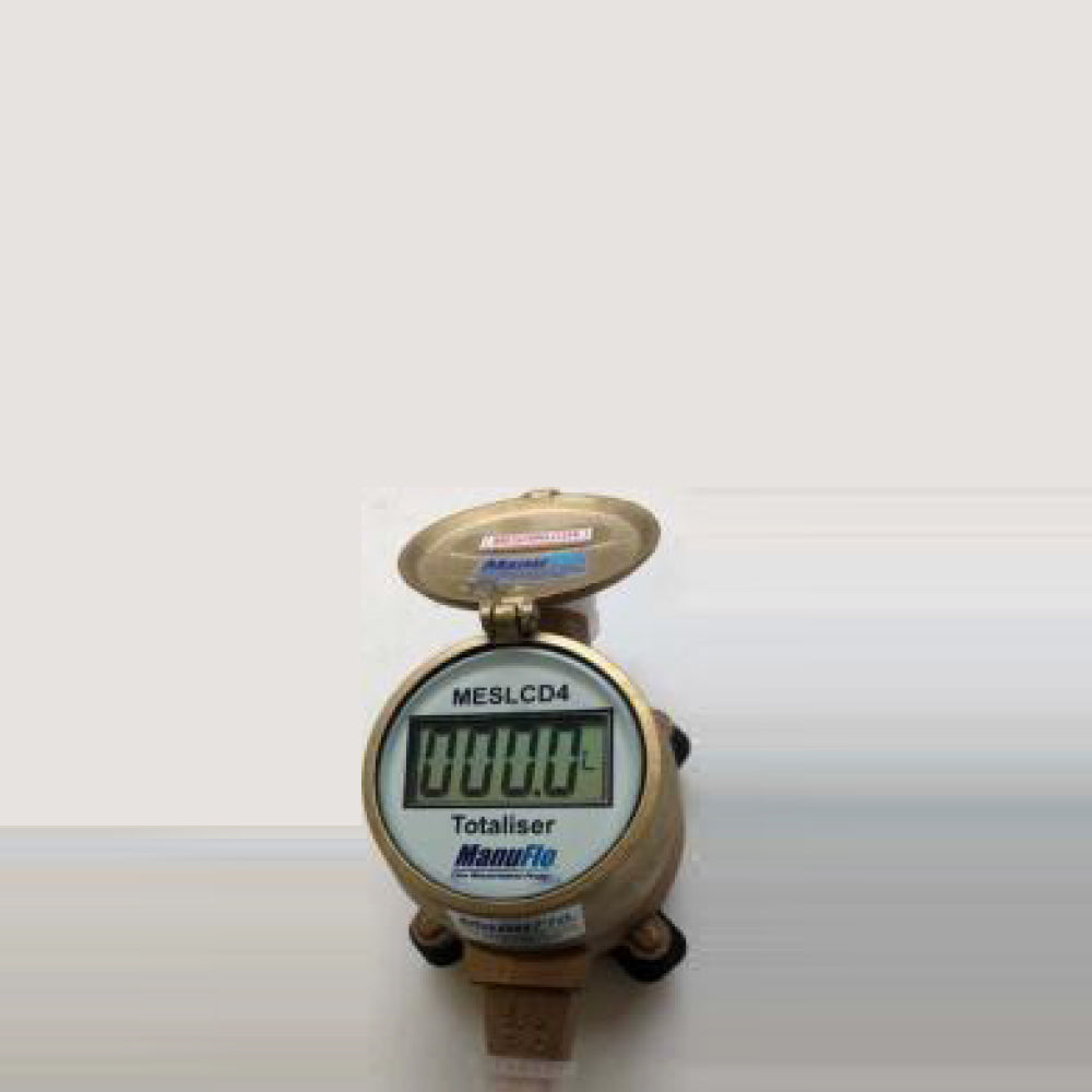 DUAL DISPLAY Resetable Total and Flowrate