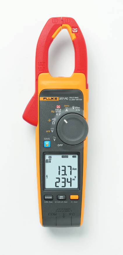 Fluke 377 FC Non-Contact Voltage True-RMS AC/DC Clamp Meter with iFlex