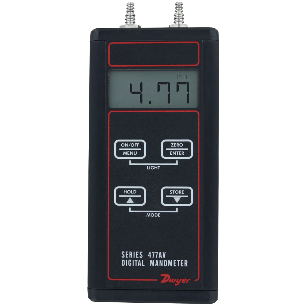 Series 477AV Handheld Digital Manometer