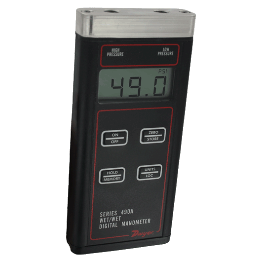 Series 490A Wet/Wet Handheld Digital Manometer
