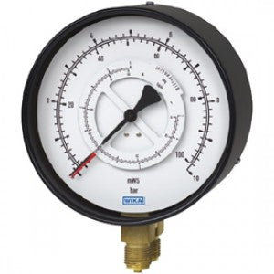 Differential Pressure Gauge with Bourdon Tube