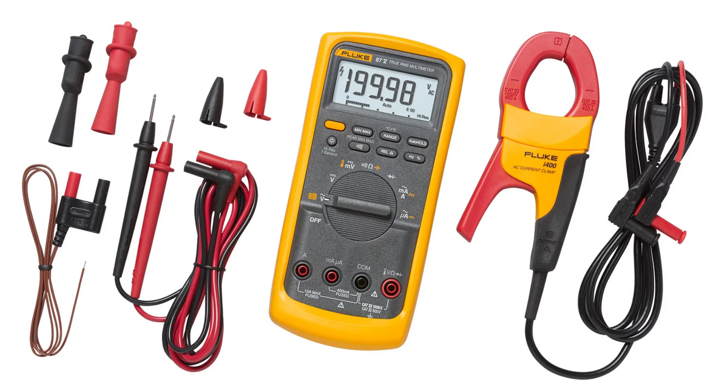 Fluke 87V IMSK Industrial Multimeter Service Combo Kit