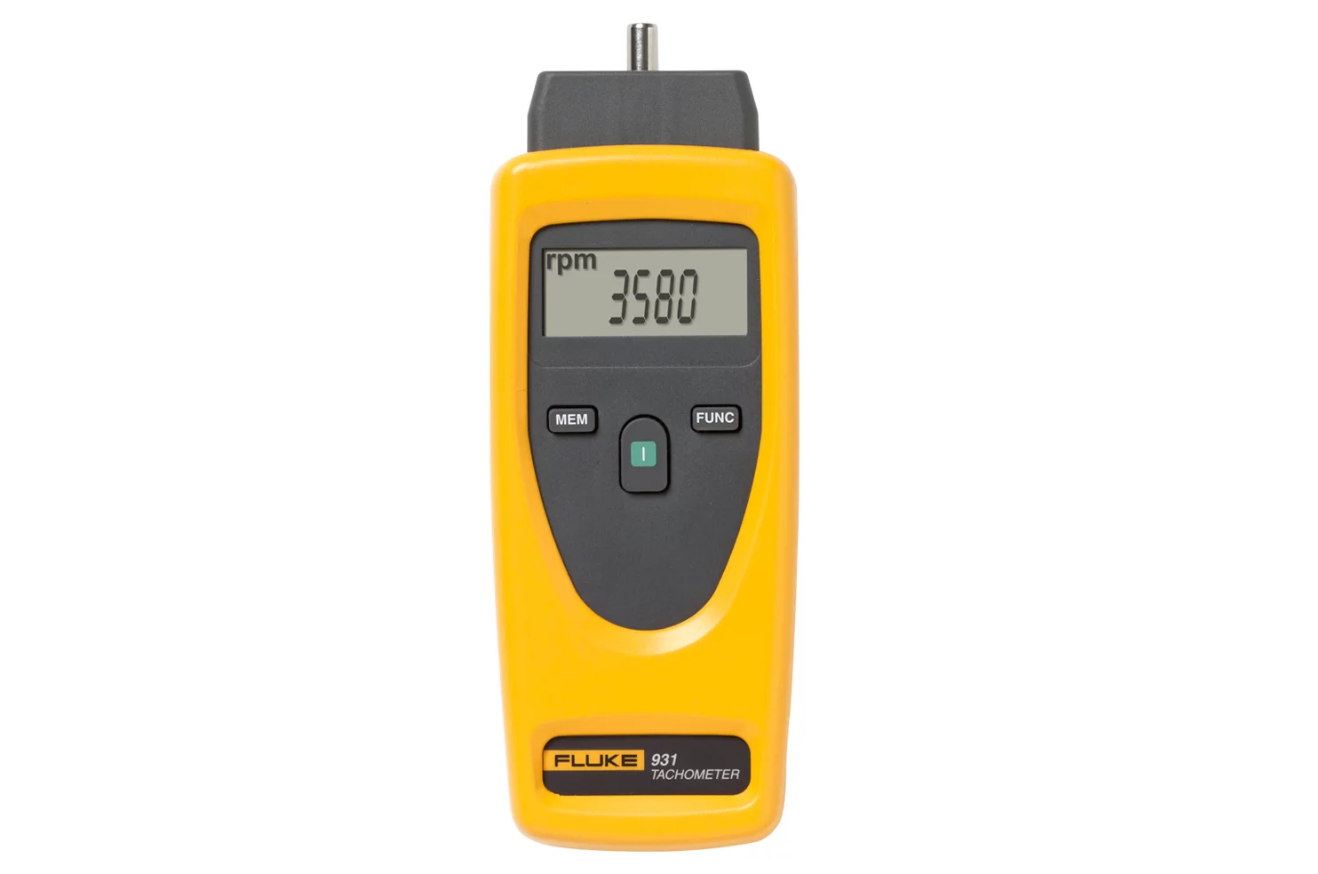 Fluke 931 Contact and Non-Contact Dual-Purpose Tachometer