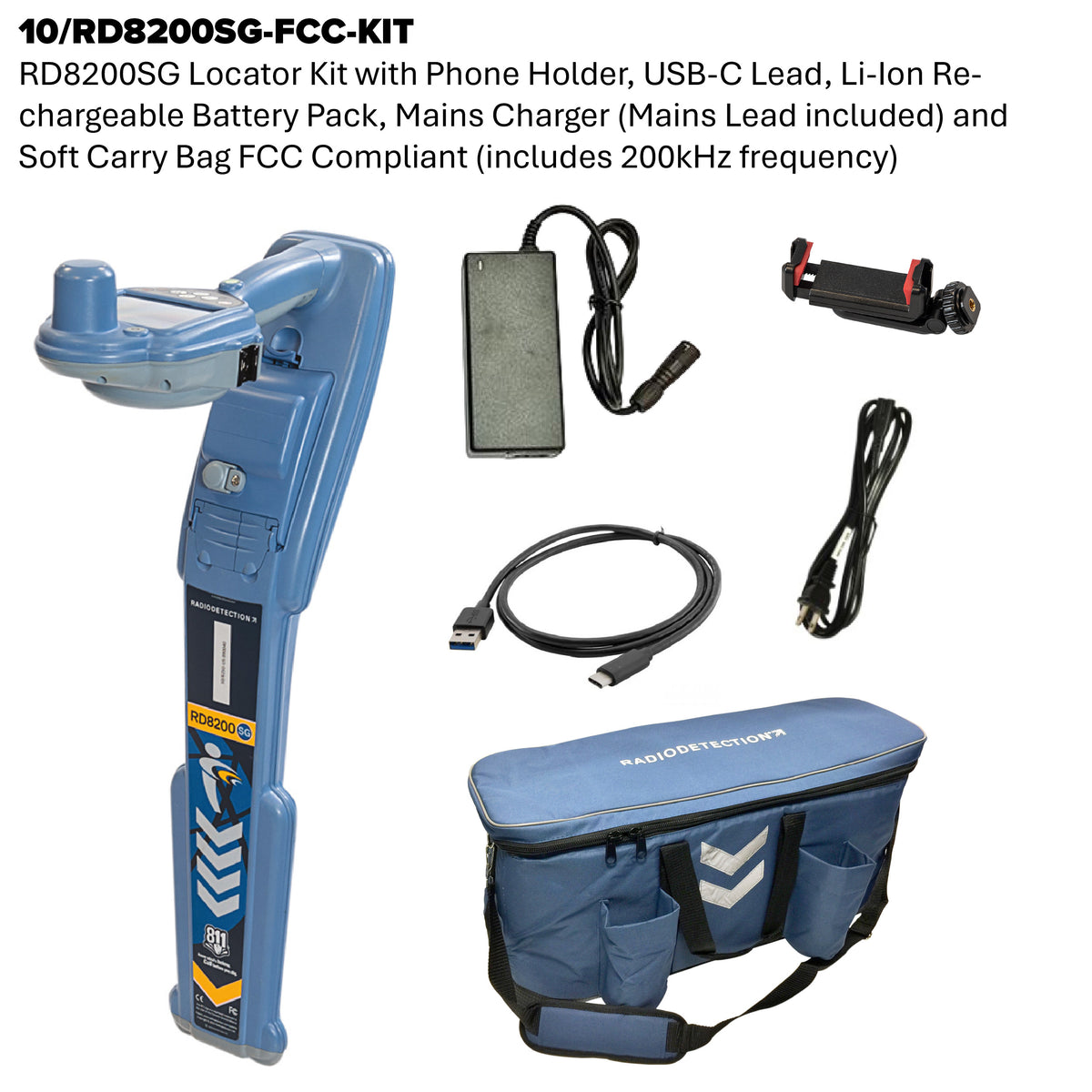 RD8200SG Survey Grade Cable and Pipe Locator