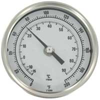 Series BTLRN Long Reach Bimetal Thermometer