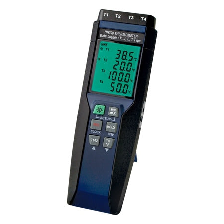 4-Channel Handheld Data Logger Thermometer-HH378-Series