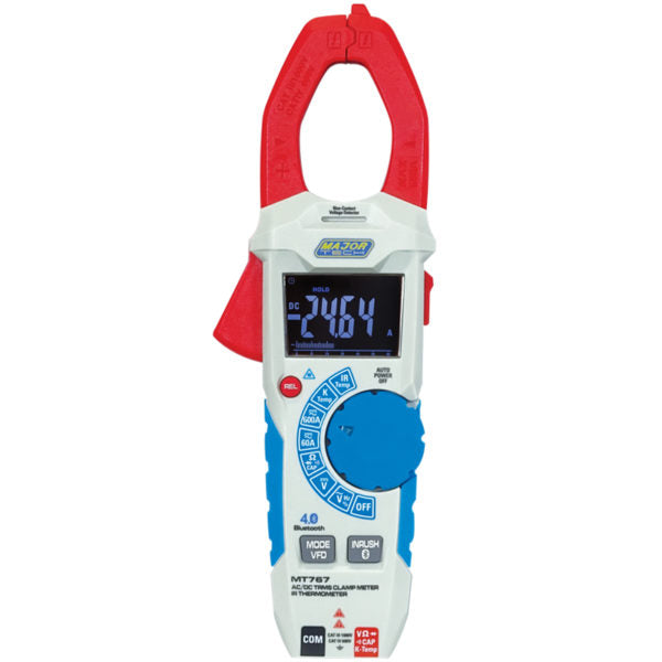 600A AC/DC Trms Clamp Meter & IR Thermometer 4.0 BT
