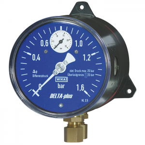 Differential Pressure Gauges with Integrated Working Pressure Gauge