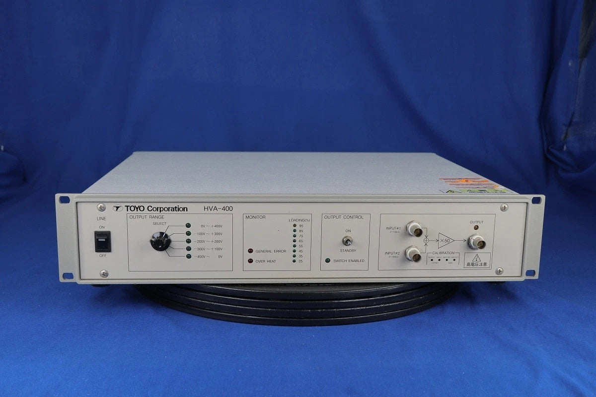 Toyo HVA-400 RF AMP Voltage DC-3MHz, 400Vp-p (0-+400V,-200-+200V,-400V-0V) Threw