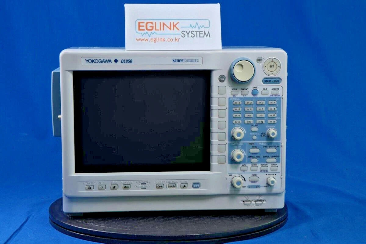 Yokogawa DL850 Oscilloscope/ Recorder opt -M-HJ/B5 /HD1/C20/ G3/ P4