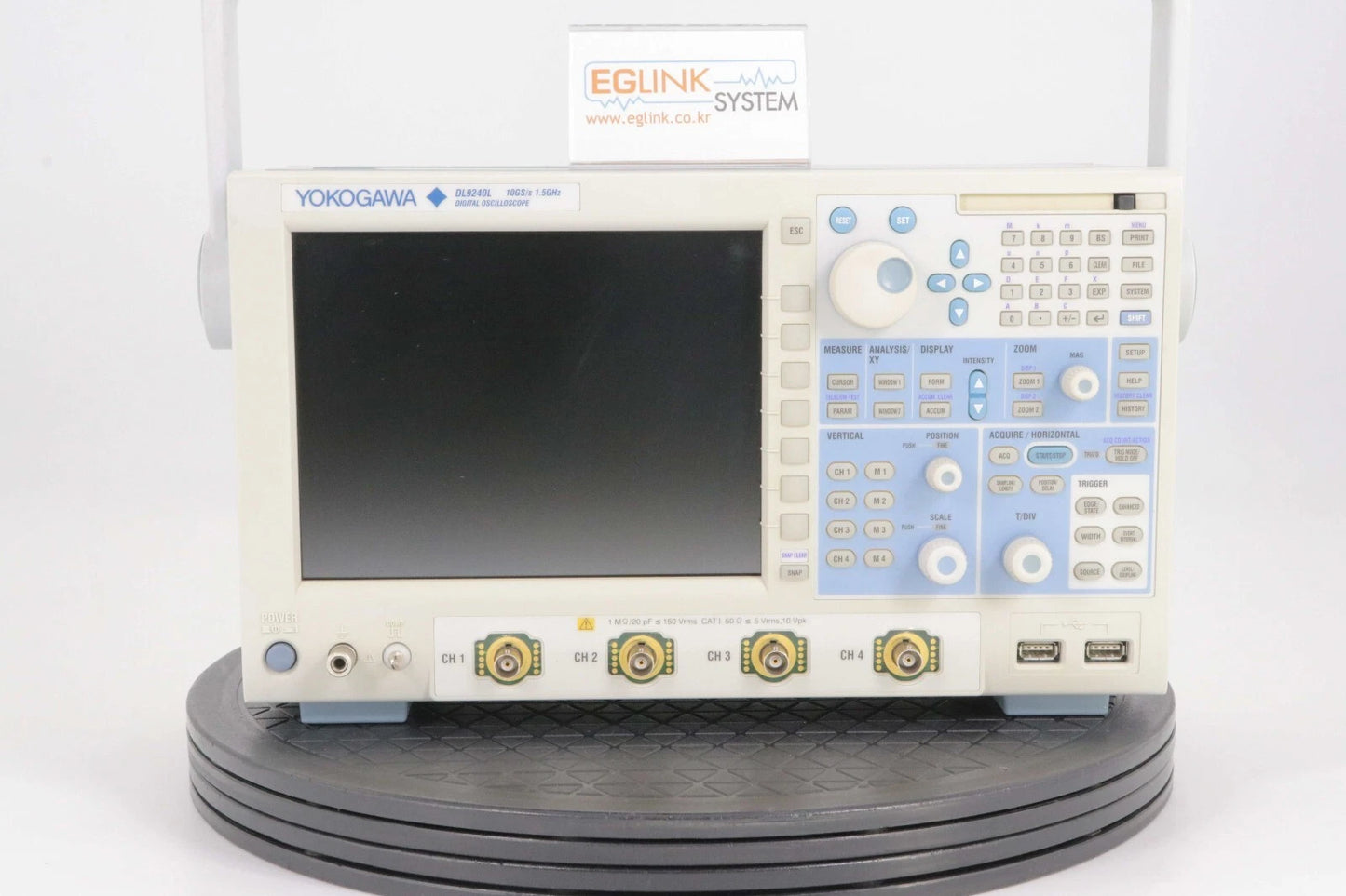 Yokogawa DL9240L(701313) Oscilloscope Digital 4 ch 1.5 GHz opt -M-HJ/B5/P2/C8/F8