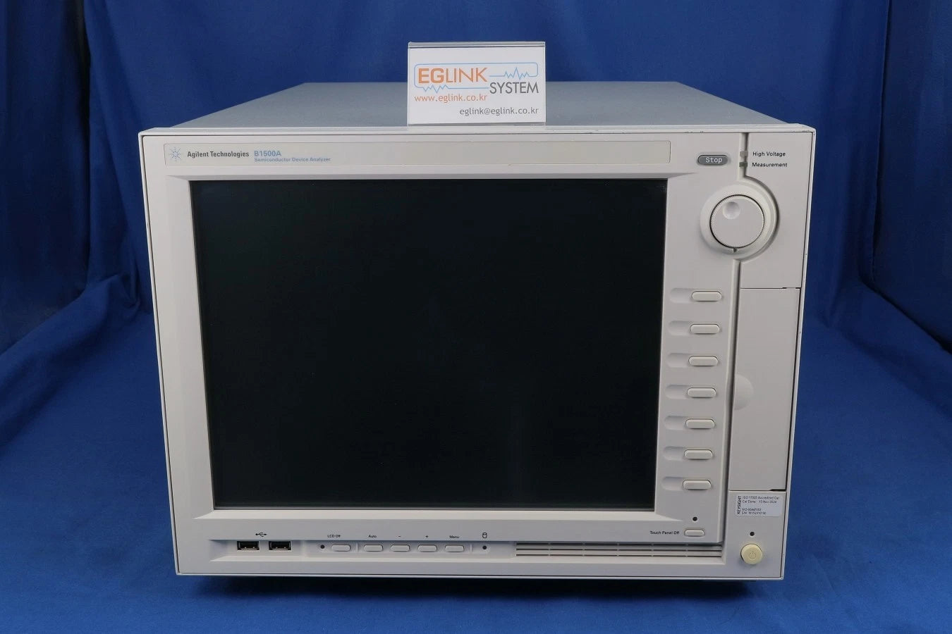 Keysight B1500A Semiconductor Analyzer Win 7 B1511A(MPSMU) x 3,B1517A(HRSMU) x 1