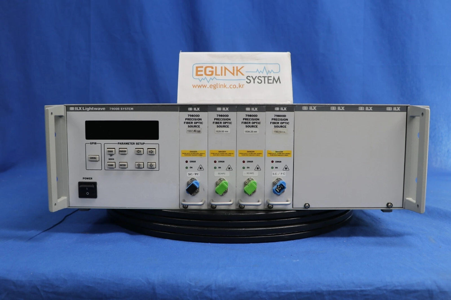 ILX 7900B with 79800D Light Source with 79800D Precision Fiber Optic Module 4 EA