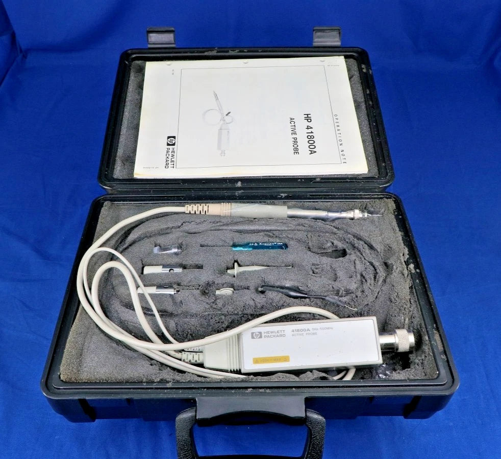 HP 41800A Probe Active 5Hz to 500MHz, with original hard case