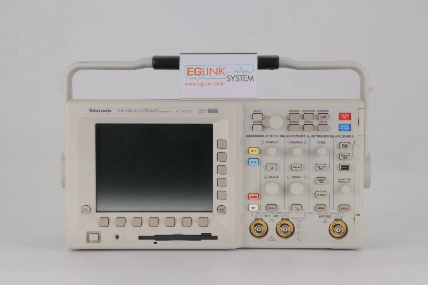 Tektronix TDS3052B Digital Oscilloscope 2ch, 500MHz Bandwidth 5GS/s, Color LCD