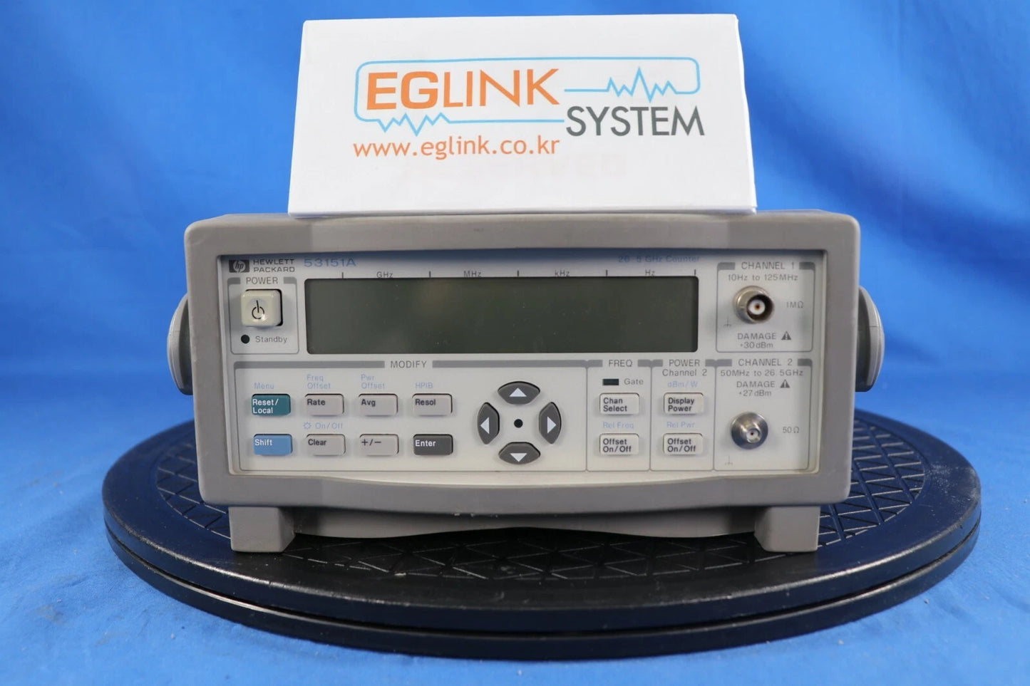 HP 53151A Microwave Counter CW Microwave Counter, 26.5GHz opt 001/ 002