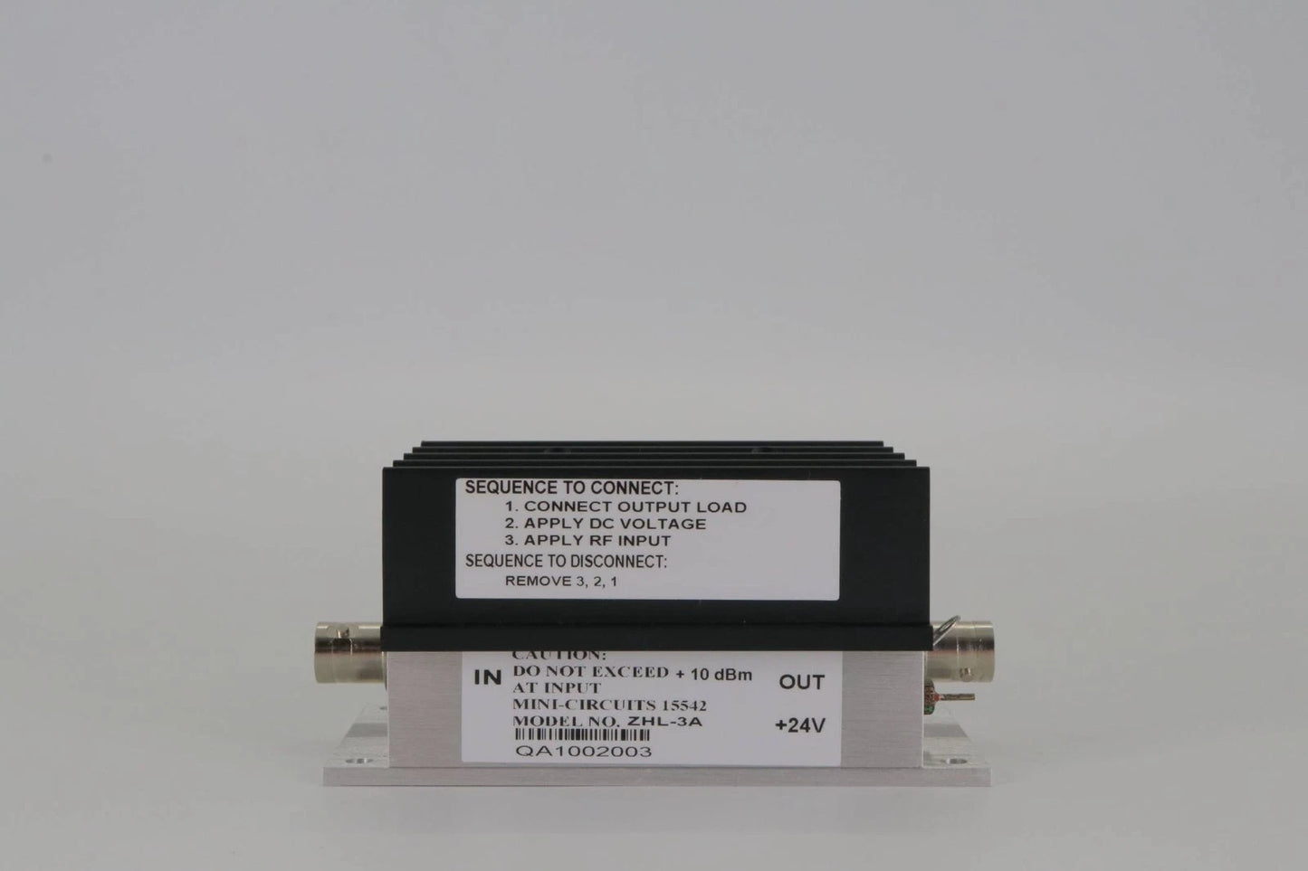 Mini Circuit ZHL-3A RF Power AMP Medium High Power 0.4 to 150MHz, 29 dBm min./ h