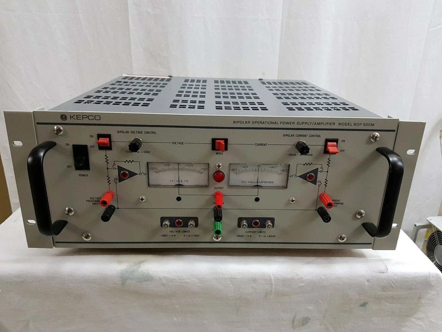 Kepco BOP500M Power Supply DC Bipolar/ Operational Amplifier ??500V ??80mA, 40W