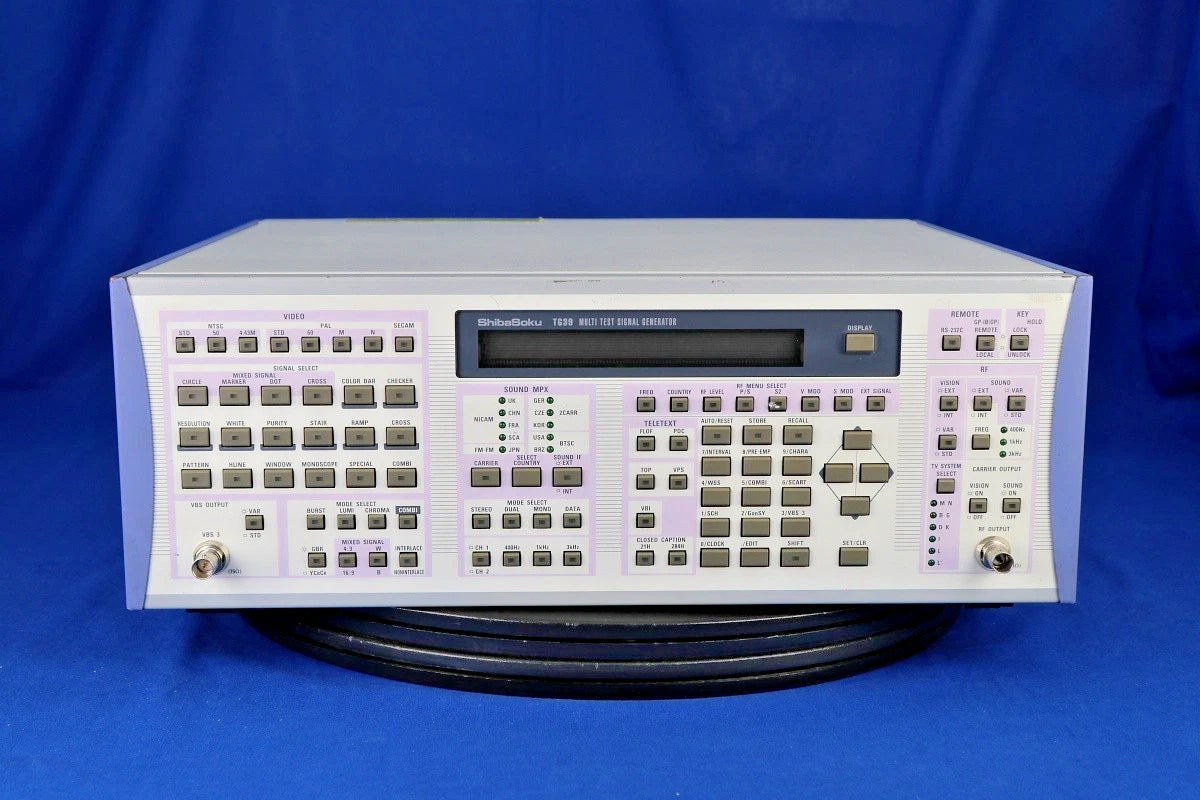 Shibasoku TG39AC Video Generator Multi Test Signal Generator, supports 8 TV