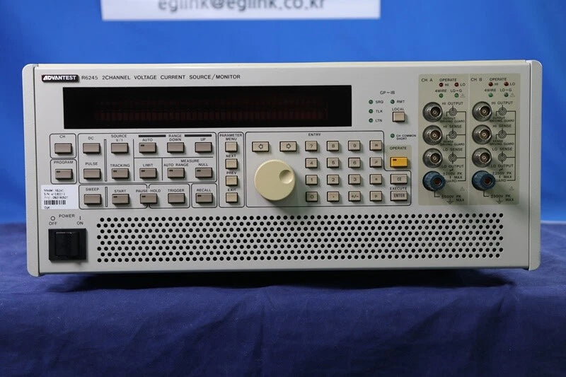 Advantest R6245 Source/Monitor Voltage Current
