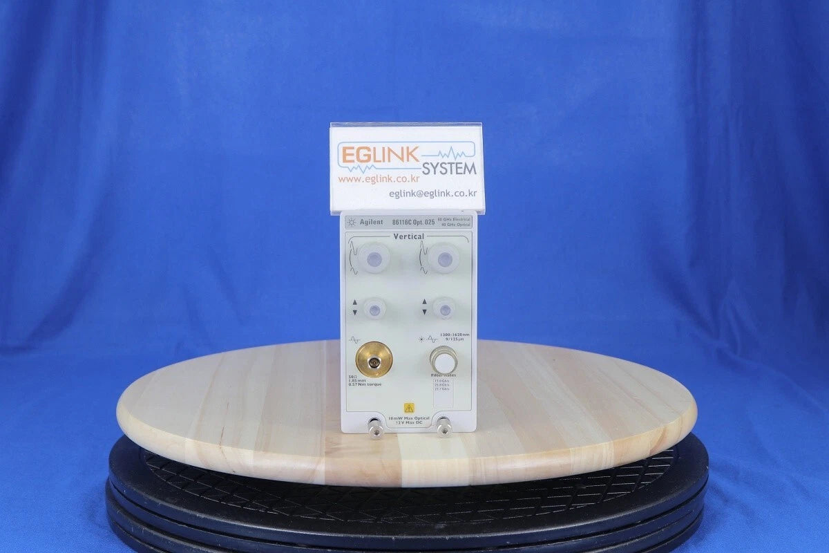 Agilent 86116C DCA Module TDR opt 025, 80GHz Electrical/ 40GHz Optical, Filter 1