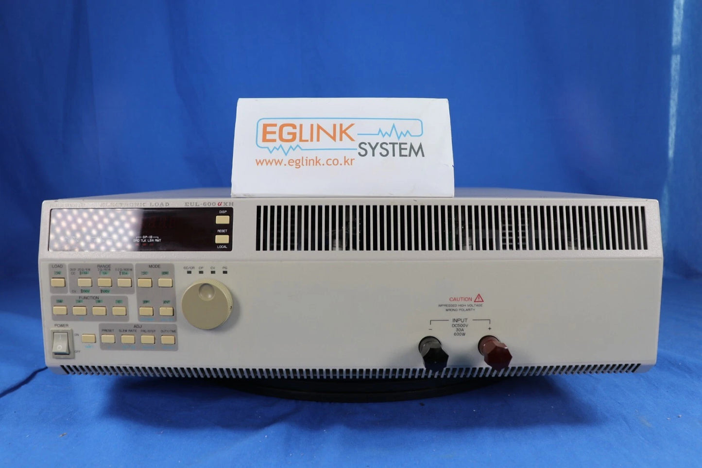 Fujitsu EUL-600aXH Electronic Load 600W/500V/30A, CC/CP/CV/CR