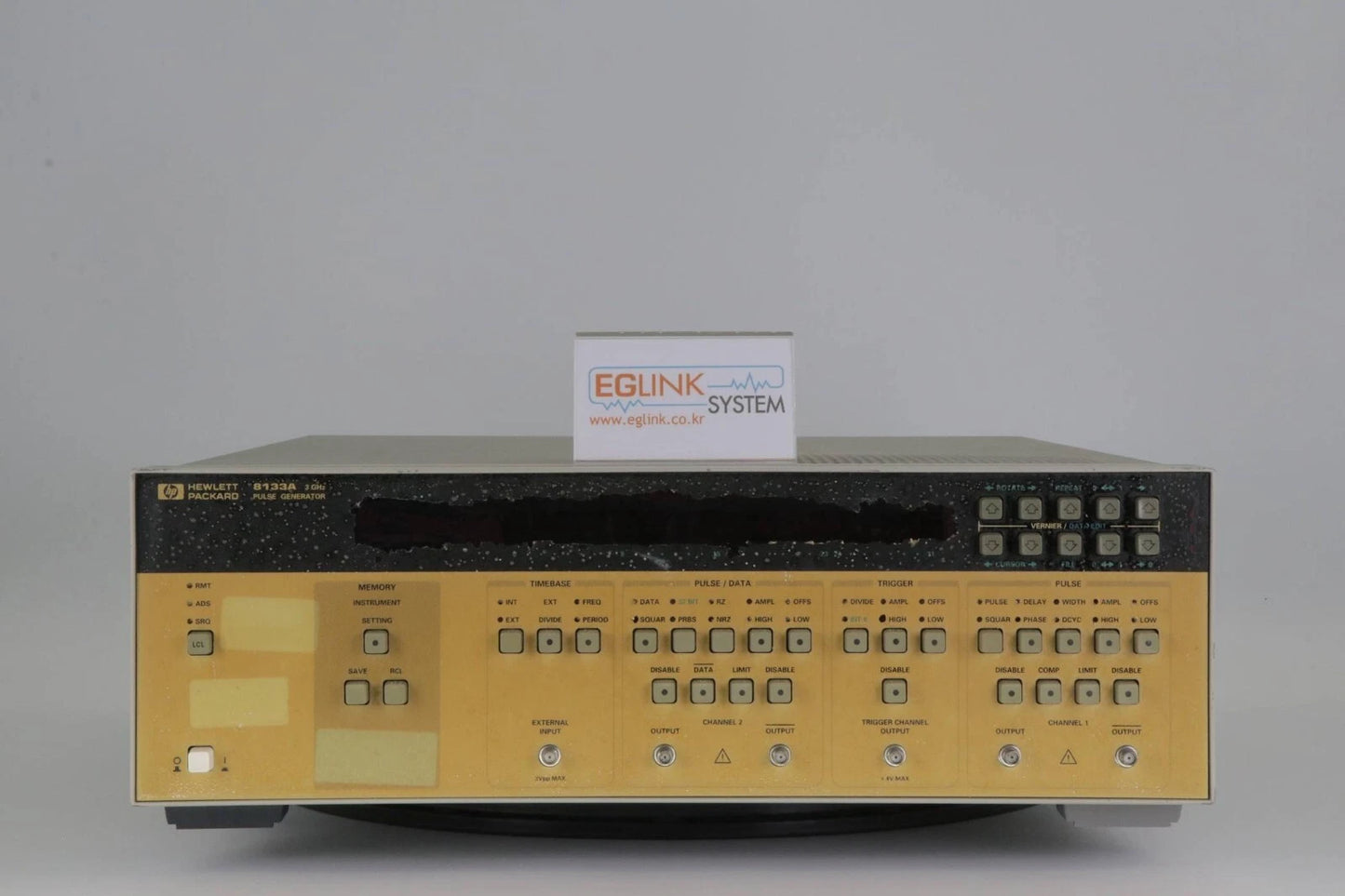 HP 8133A Pulse Generator HP label, opt 002(Pulse/Data Channel 2)