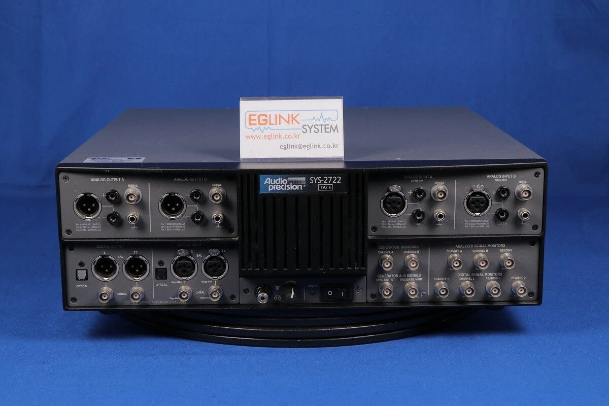 Audio Precision SYS-2722 Audio Analyzer 192k, with USB-APIB(USB2.0 to PC)/ PSIA-