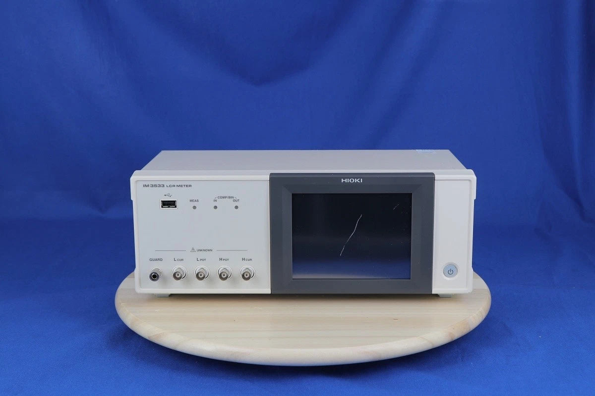 Hioki IM3533 LCR Meter 1 mHz~200 kHz (max accuracy 1 mHz)