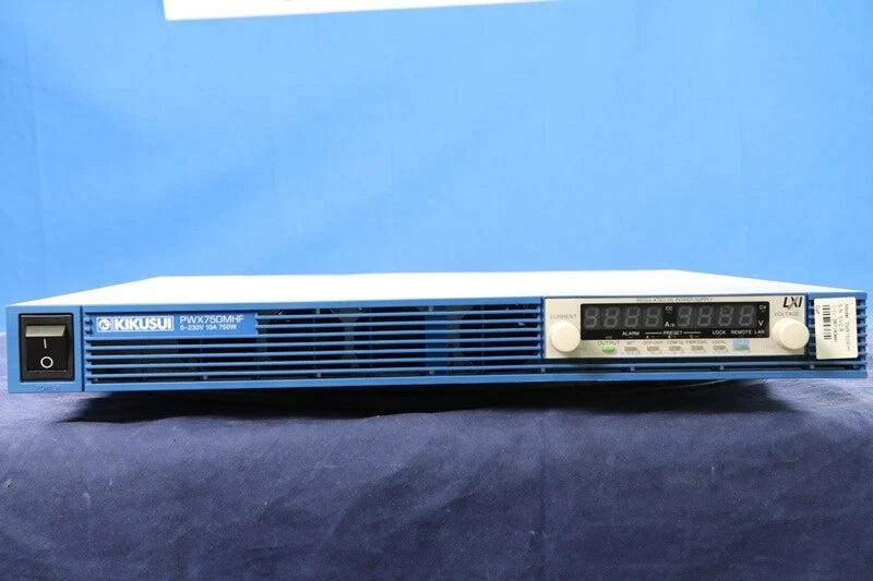 Kikusui PWX750MHF Power Supply DC 230/10A/750W, 1U size, with LAN/USB/RS-232C