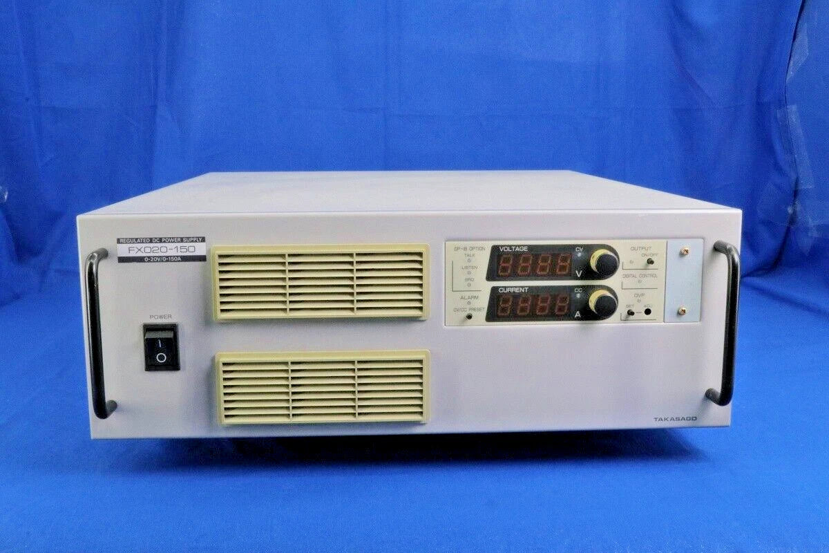 Takasago FX020-150 Power Supply DC 20V/150A, 3KW, input 3 phase (RST) 180V~250V
