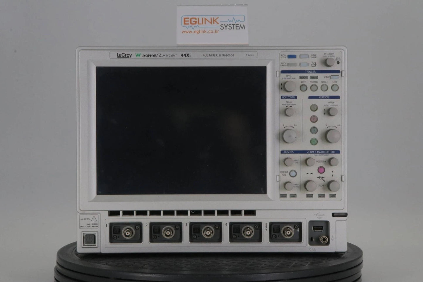 LeCroy WaveSurfer44Xi Oscilloscope Digital 400MHz bandwidth, 5GS/s, 4 CH, 12.5 M