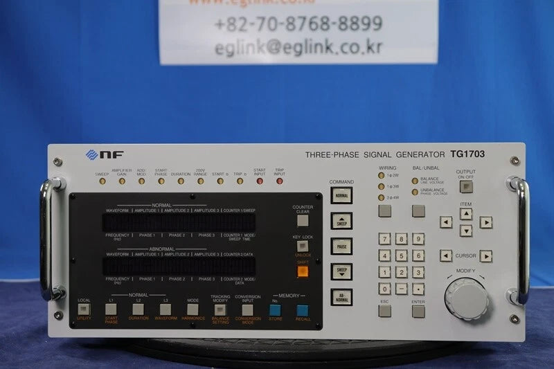 NF TG1703 Signal Generator Three Phase