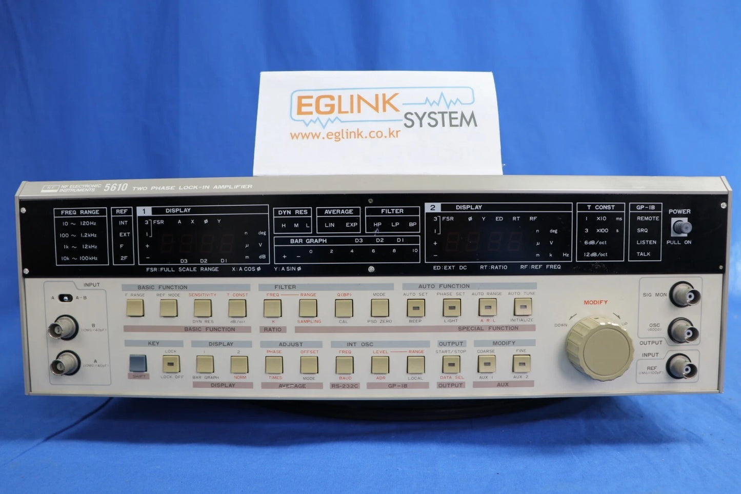 NF 5610 RF AMP Lock-In Two Phase Lock-in Amp