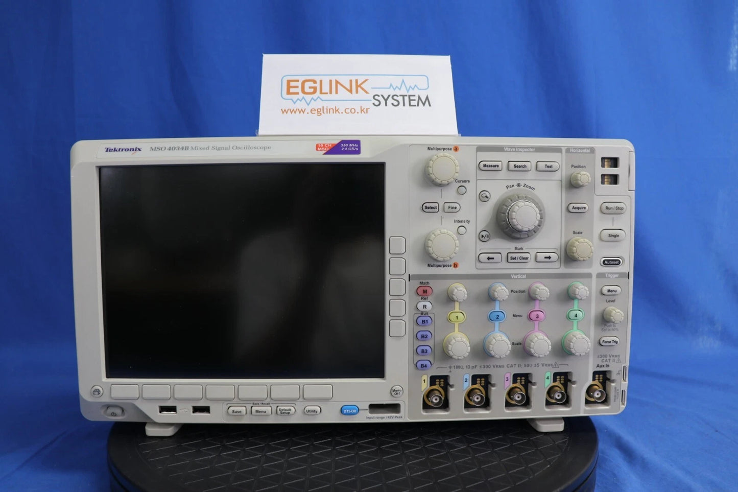 Tektronix MSO4034B Oscilloscope Digital Mixed Signal without logic probe