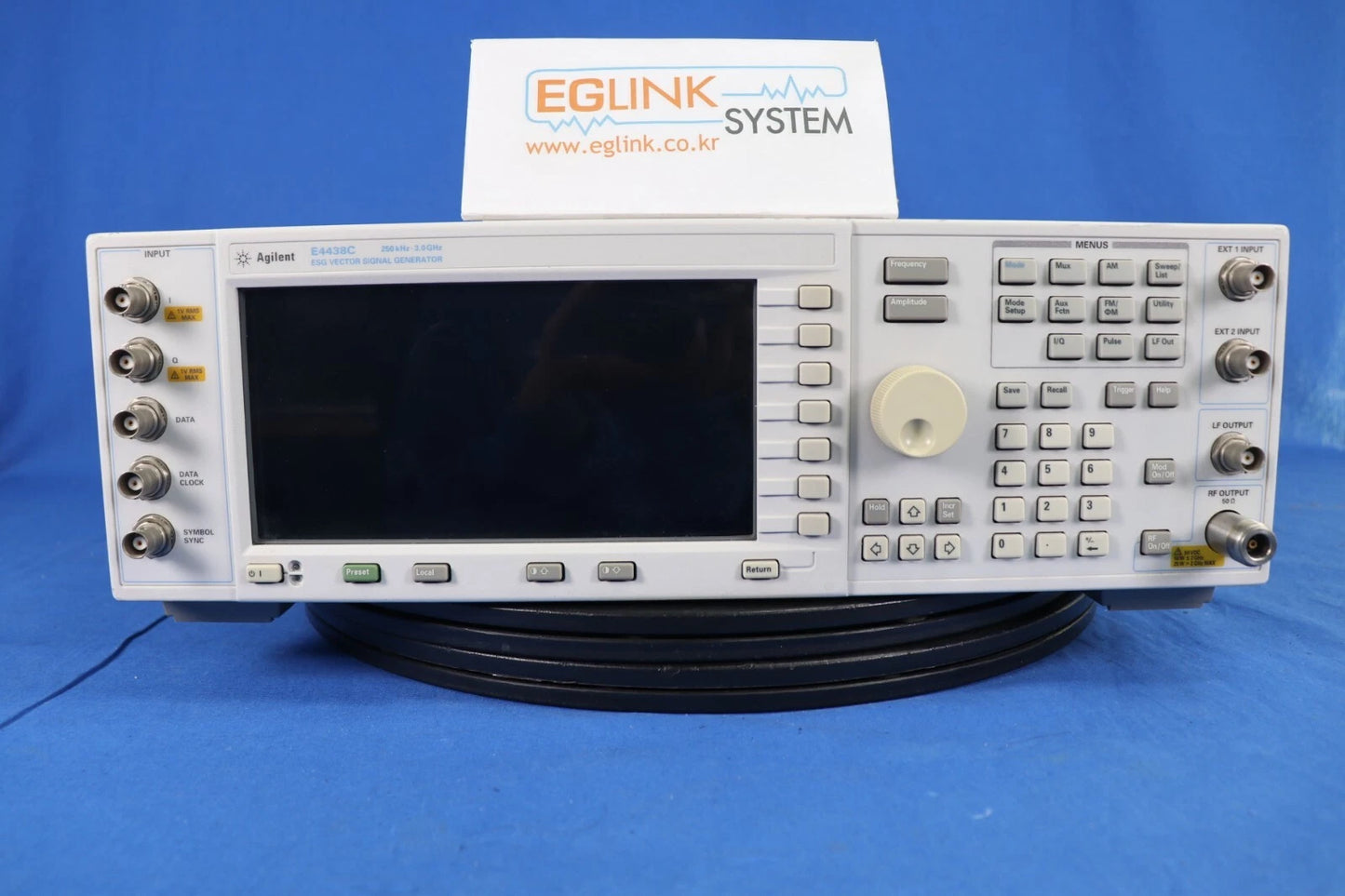 Agilent E4438C Signal Generator ESG 4GHz, opt 002/005/504/UN7/UNJ (includes 1E5)