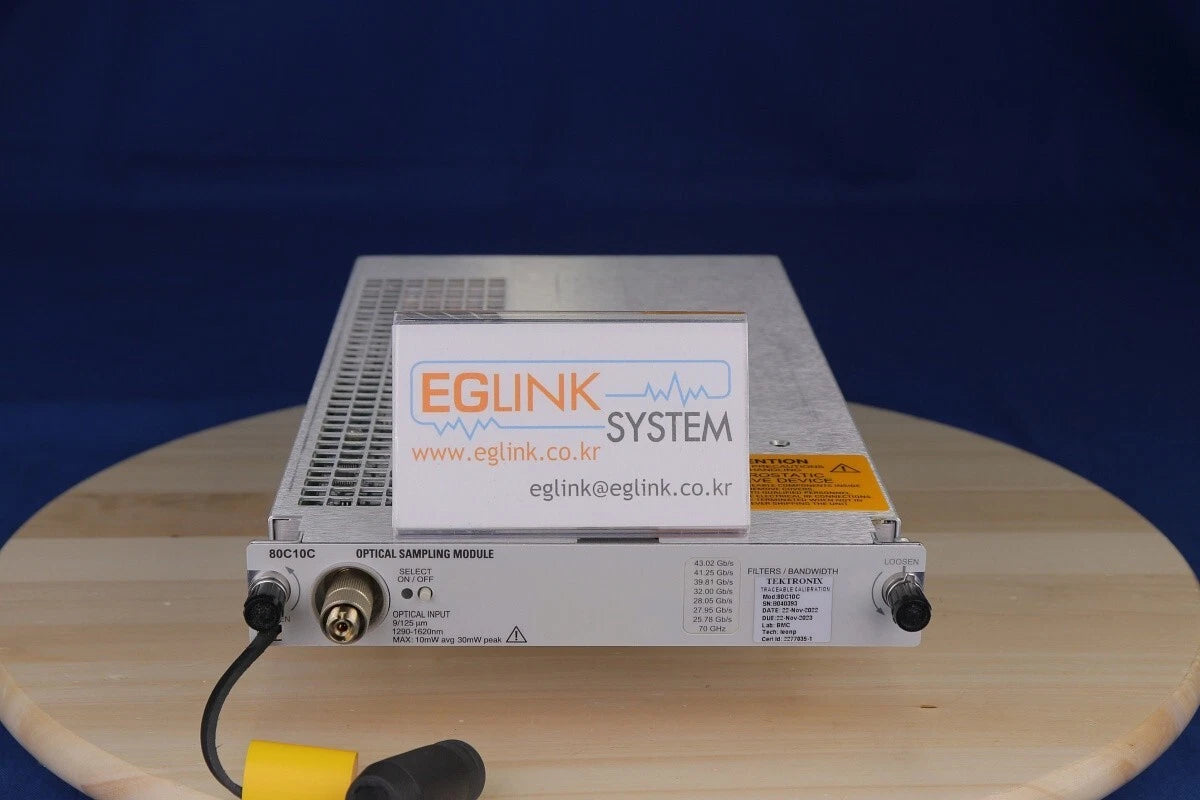Tektronix 80C10C DCA Module Single Channel: 65/80 GHz opt D1/ F1