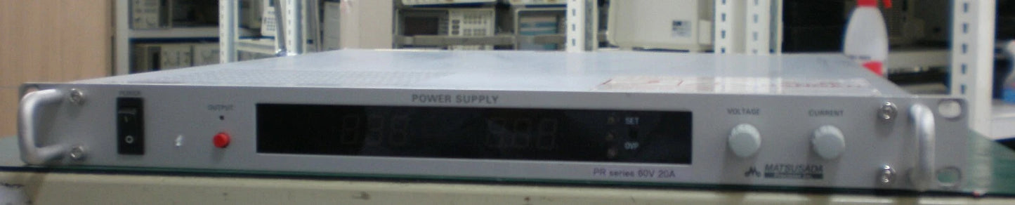 Matsusada PR60-20-L Power Supply DC 60V/ 20A, 1.2KW, 110V input