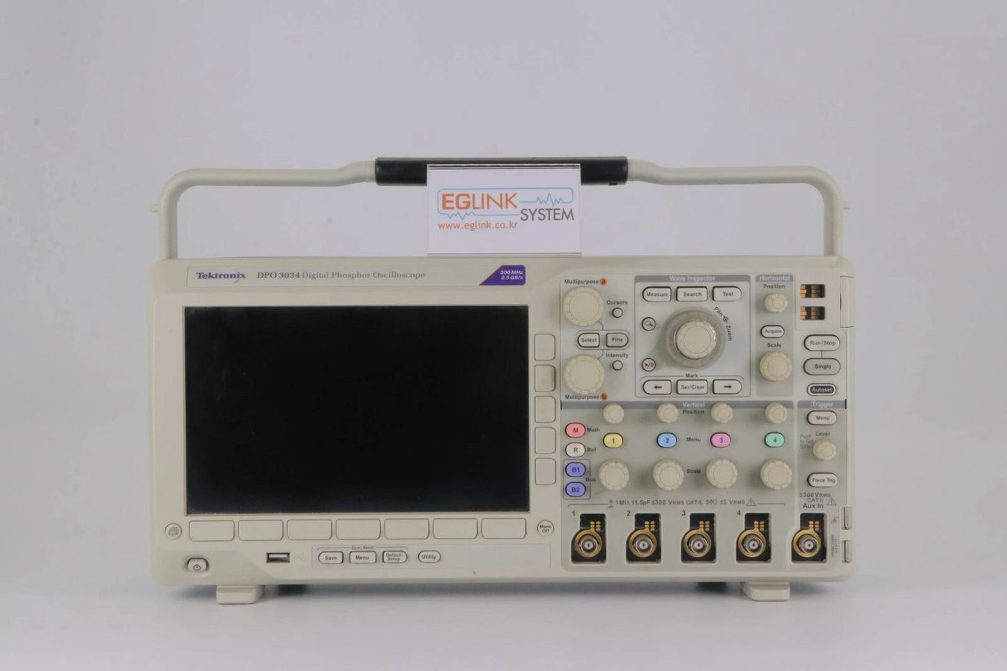 Tektronix DPO3034 Oscilloscope Digital 4ch, Bandwidth: 300MHz, Sample Rate:2.5GS