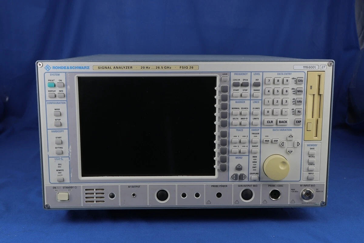 R&S FSIQ26 Spectrum Analyzer/ Signal Analyzer