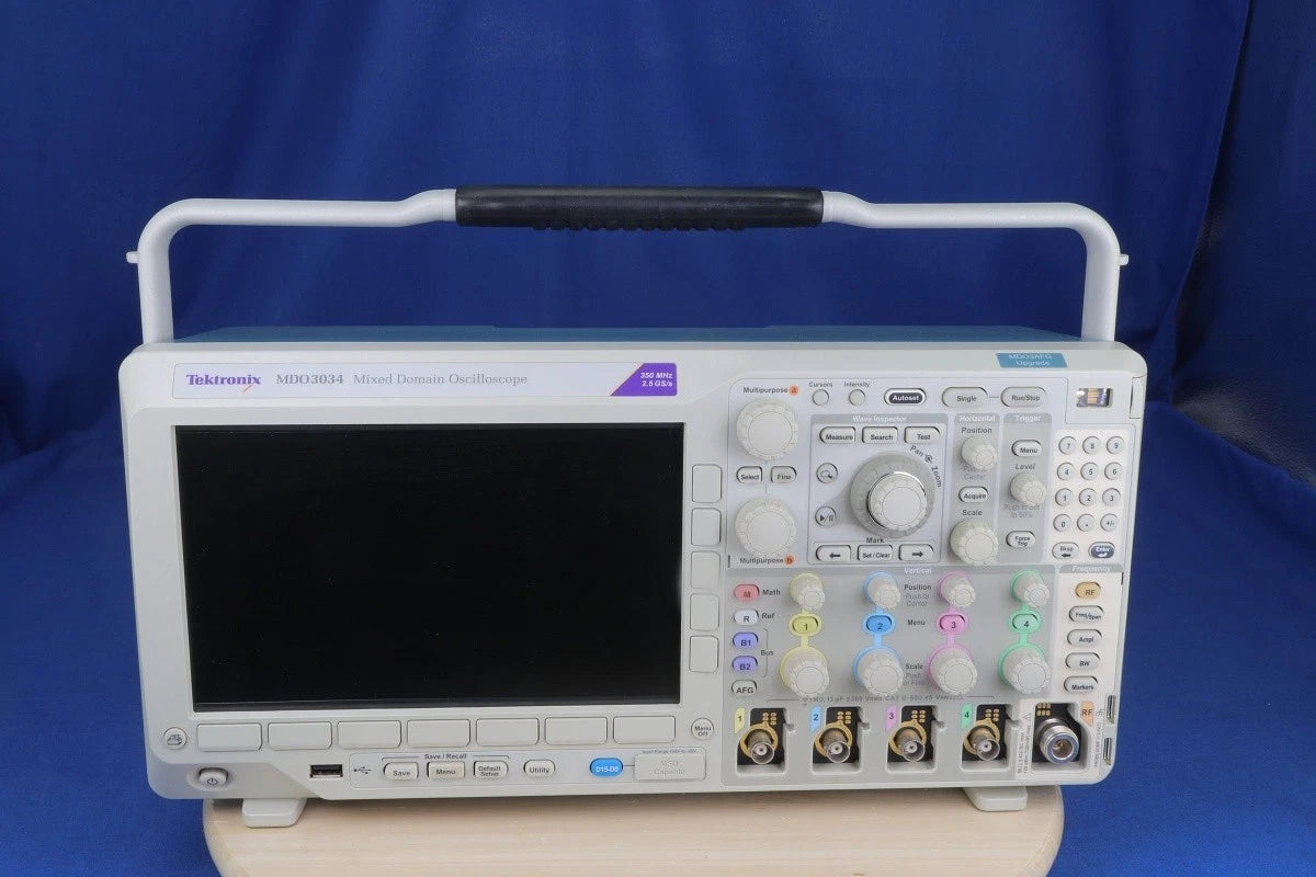 Tektronix MDO3034 Oscilloscope Digital Mixed Domain OPT MDO3AFG