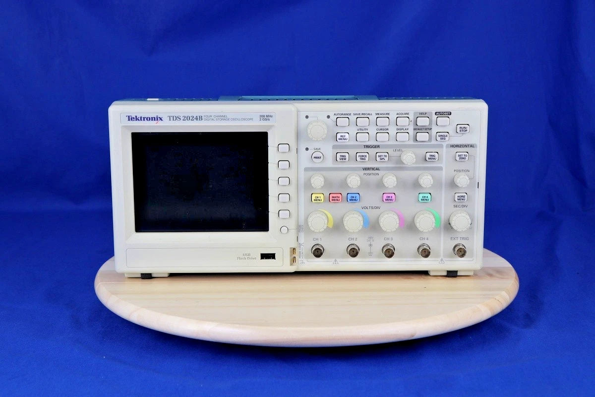 Tektronix TDS2024B Oscilloscope Digital 200MHz, 2GS/s, 4ch, USB