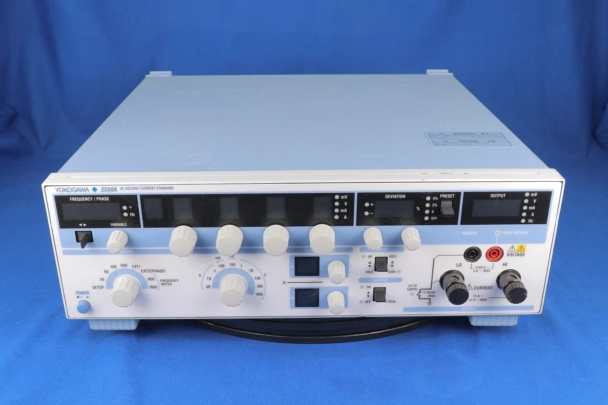 Yokogawa 2558A Standard Voltage Current AC -D(UL/CSA standard, PSE)