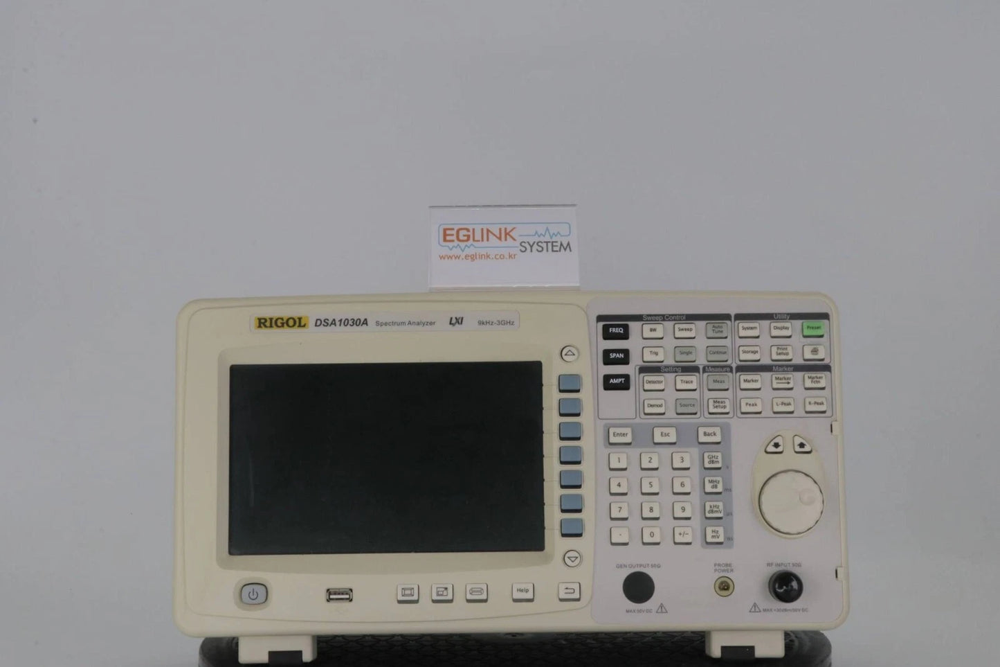 Rigol DSA1030A Spectrum Analyzer 9KHz to 3GHz, 10Hz Resolution, Interface LAN/