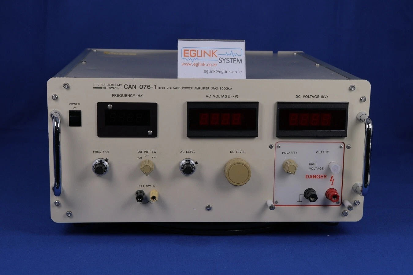 NF CAN-076-1 RF AMP High Voltage High Voltage Power Amplifier (max 8000Hz)