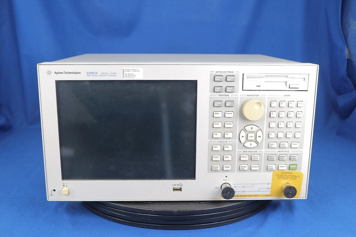 Agilent E5061A Network Analyzer ENA ENA-L , 300KHz to 1.5GHz, 2CH, opt 016/250