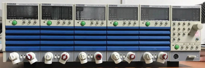 Kikusui PLZ-50F Electronic Load Modular PLZ150U(max 150W/1.5?150V/30A) 5 units