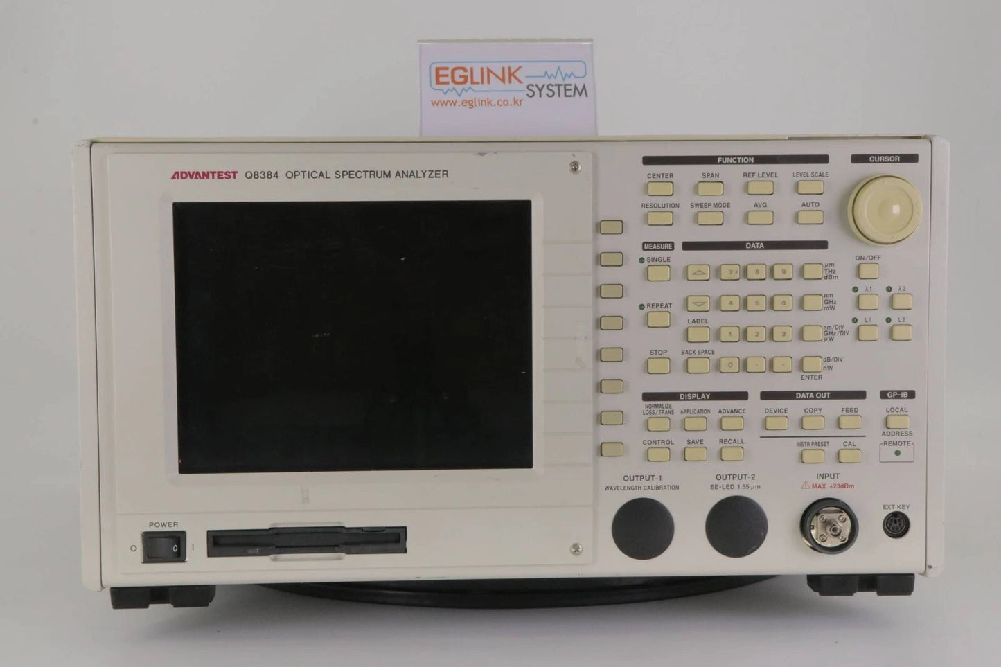 Advantest Q8384 Optical Spectrum Analyzer 600 to 1700nm